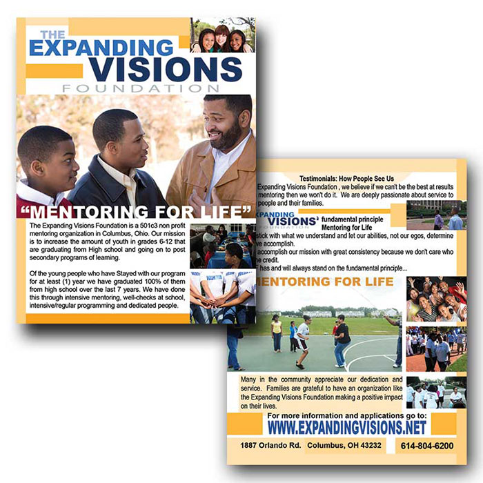 The Expanding Visions Foundation flyer