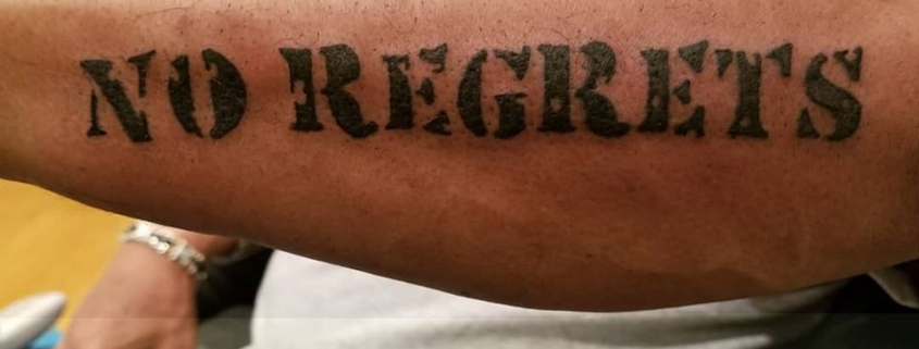 5 Mystery Facts About No Regrets tattoo  Tattoo Twist